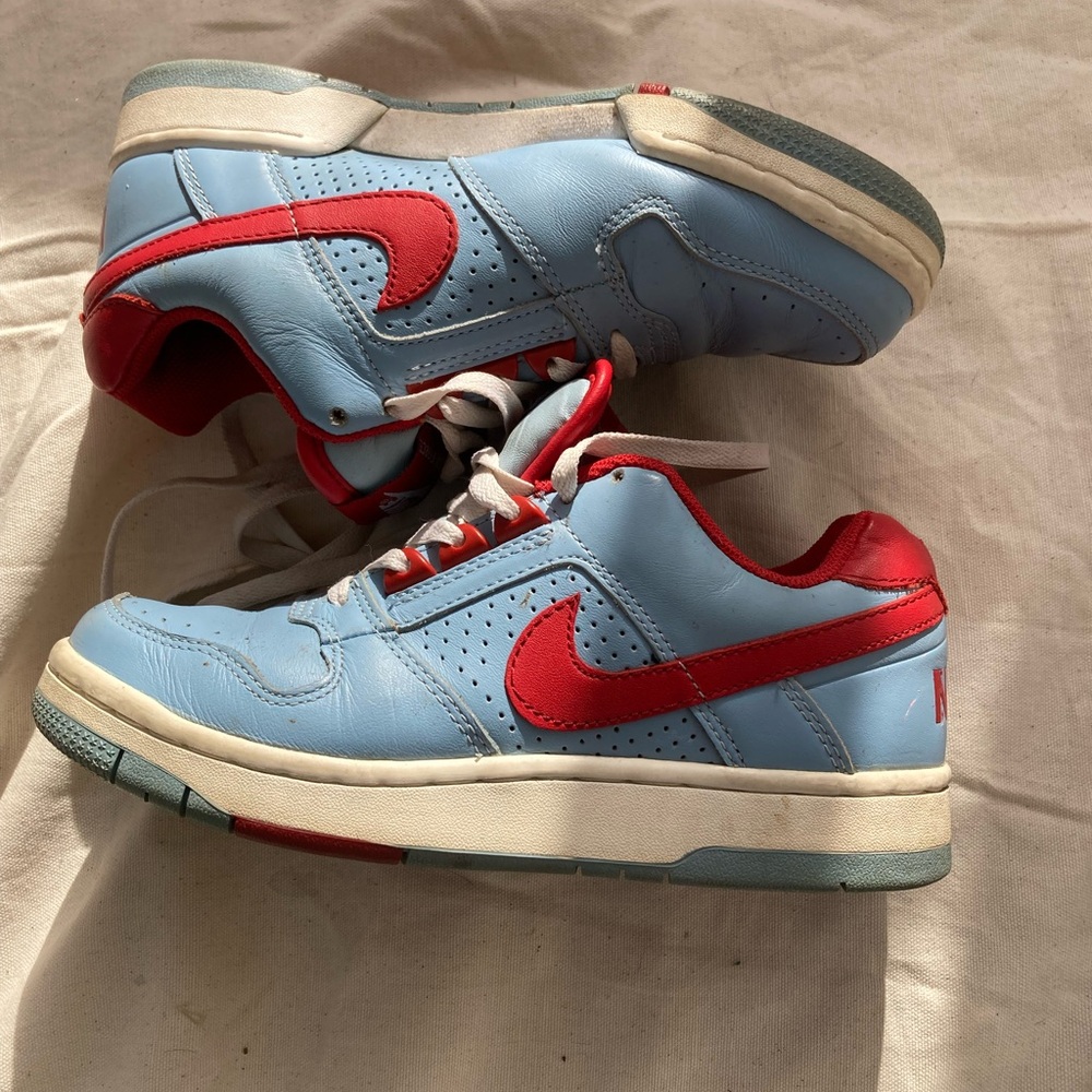 Nike Kids Blue and Red Sneakers